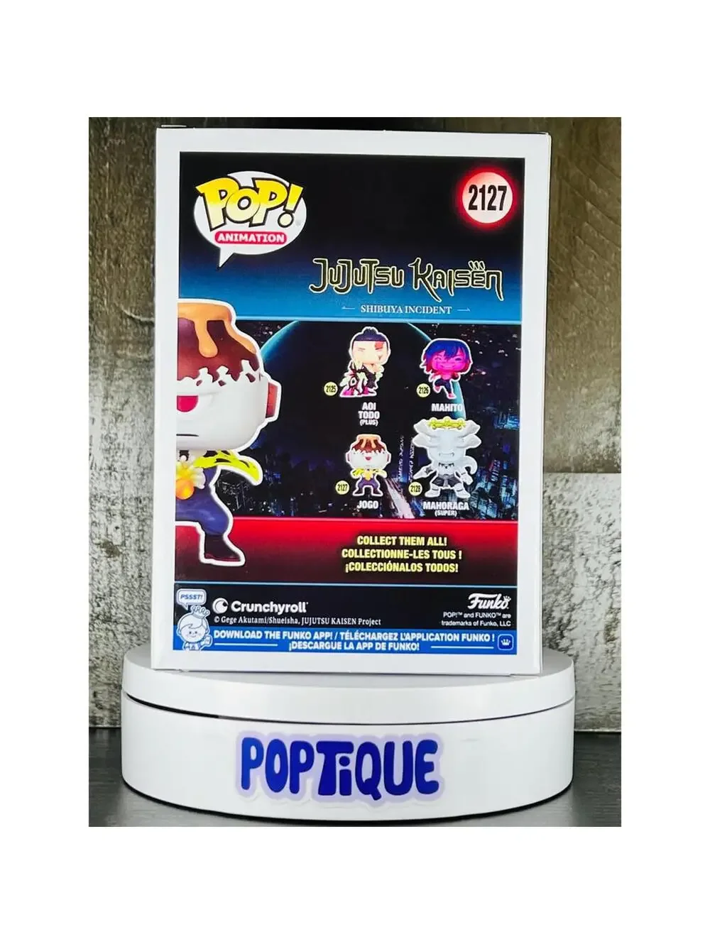 Jujutsu Kaisen Shibuya Incident Jogo Funko Pop! Vinyl Figure #2127